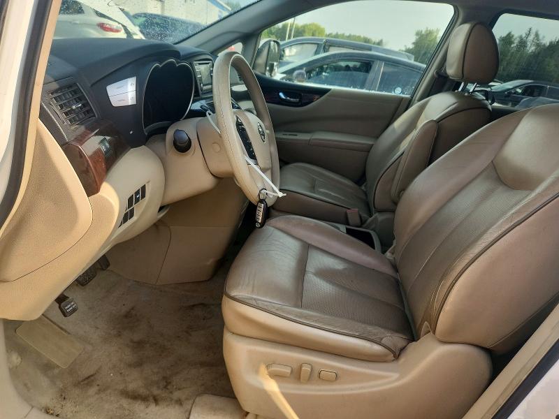 2013 Nissan Quest VIN JN8AE2KP5D9067257 COPART salvage auction — FRONT END, On - Permit No Brand - Unfit, sold $200 on 2026-07-30 (photo 7)