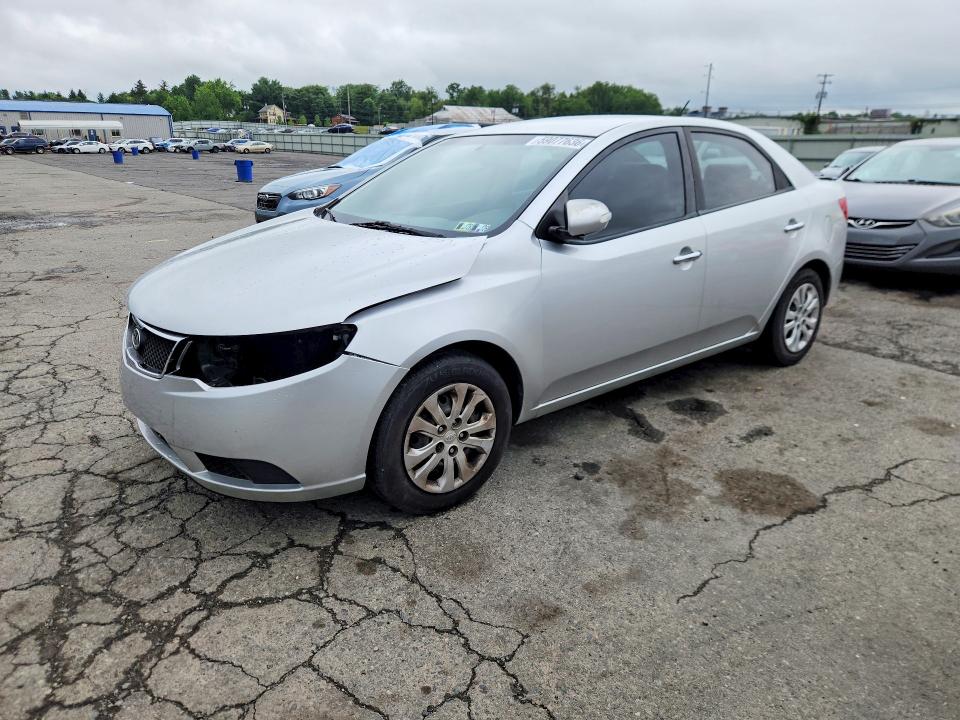 2010 Kia Forte VIN KNAFU4A24A5844551 COPART salvage auction — FRONT END, Pa - Certificate Of Salvage, sold $625 on 2026-07-17 (photo 1)