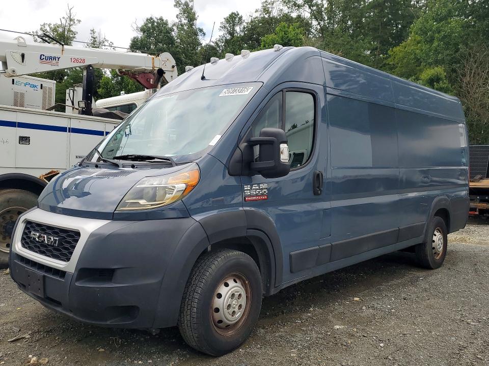 2020 Ram Promaster 3500 VIN 3C6URVJG4LE136652 — COPART salvage auction photo