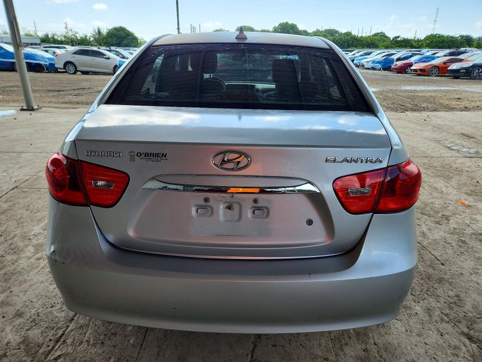 2010 Hyundai Elantra VIN KMHDU4AD2AU959503 COPART salvage auction — FRONT END, FL - CERT OF TTL-REBUILT&SLVG RBLD, sold $425 on 2026-07-15 (photo 6)
