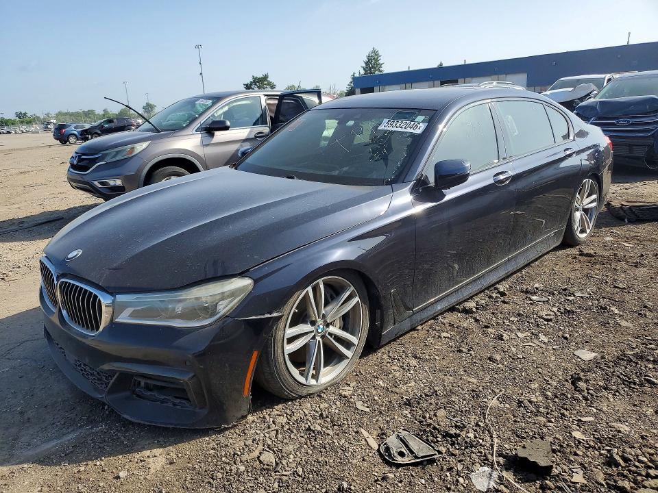 2016 BMW 7er VIN WBA7F2C55GG420836 COPART salvage auction — FRONT END, Va - Dealer Only Clean Title (P), sold $7,200 on 2026-07-27 (photo 1)