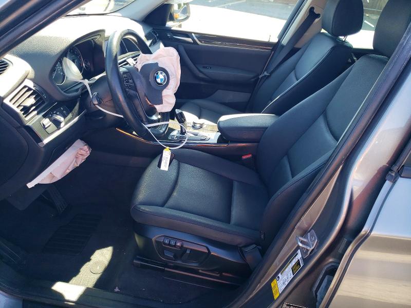 2017 BMW X3 VIN 5UXWZ7C38H0X41697 COPART salvage auction — FRONT END, Ca - Salvage Certificate, sold $975 on 2026-07-15 (photo 7)