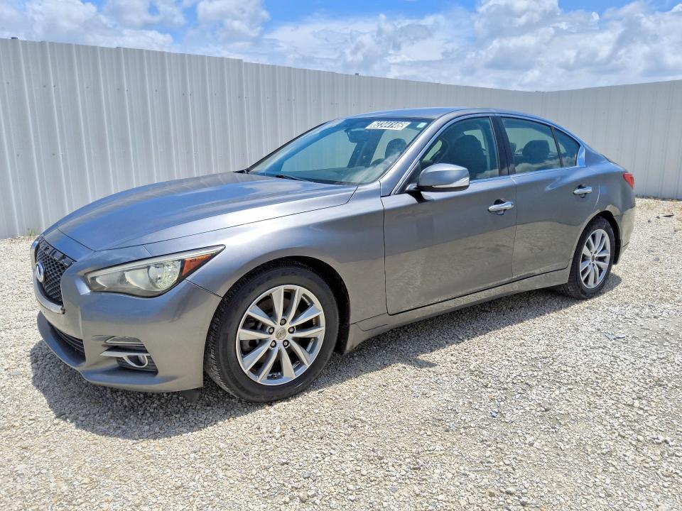 2017 Infiniti Q50 VIN JN1EV7AR4HM841176 COPART salvage auction — MECHANICAL, Fl - Certificate Of Title (P), sold $40 on 2026-07-30 (photo 1)