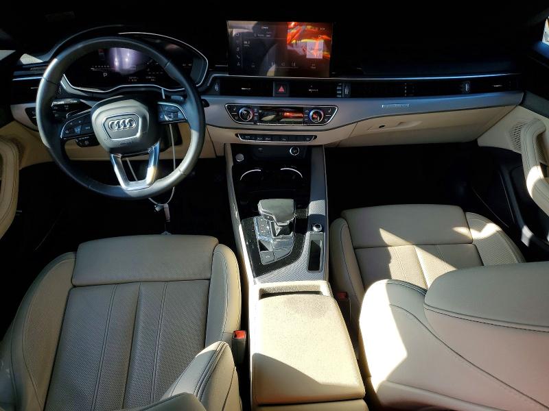 2023 Audi A5 VIN WAUFACF5XPA036467 COPART salvage auction — FRONT END, Va - Cert Of Title - Salvage, sold $1,650 on 2026-07-31 (photo 8)