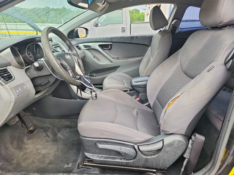 2013 Hyundai Elantra VIN KMHDH6AE2DU009381 COPART salvage auction — FRONT END, MO - CERT OF TITLE-PRIOR SALVAGE, sold $400 on 2026-07-27 (photo 7)