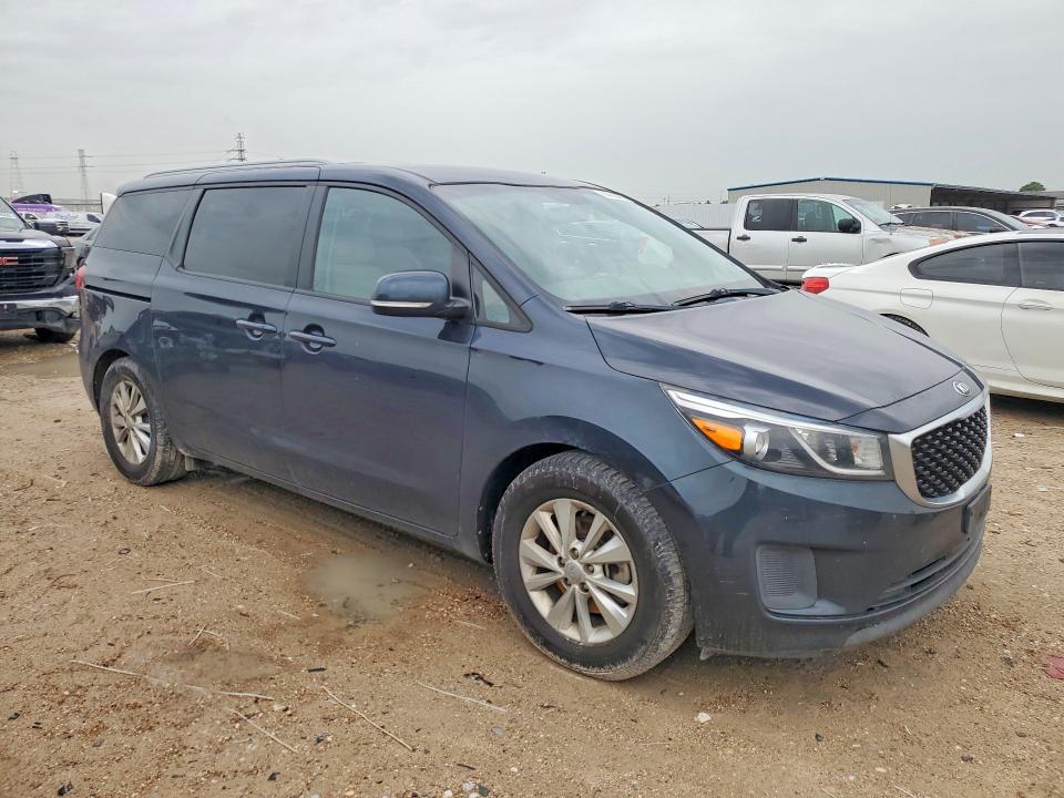 2016 Kia SEDONA VIN KNDMB5C11G6129420 COPART salvage auction — MECHANICAL, TX - CERTIFICATE OF TITLE, sold $725 on 2026-07-17 (photo 4)