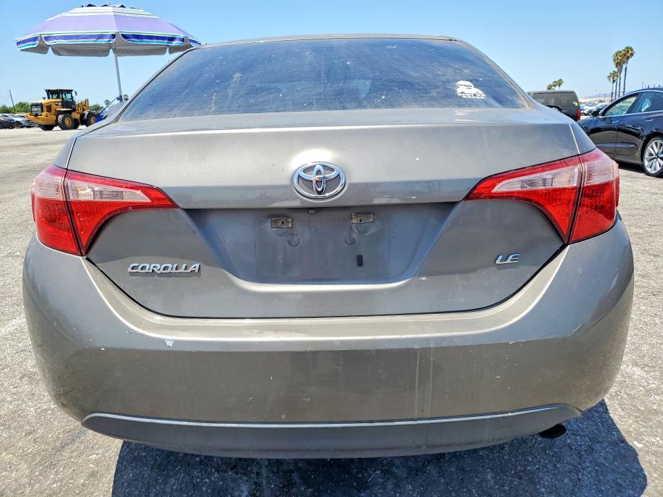 2017 Toyota Corolla VIN 5YFBURHEXHP612645 COPART salvage auction — FRONT END, Ca - Dis/Dlr/Exp App For Dup Clean, sold $100 on 2026-07-28 (photo 6)