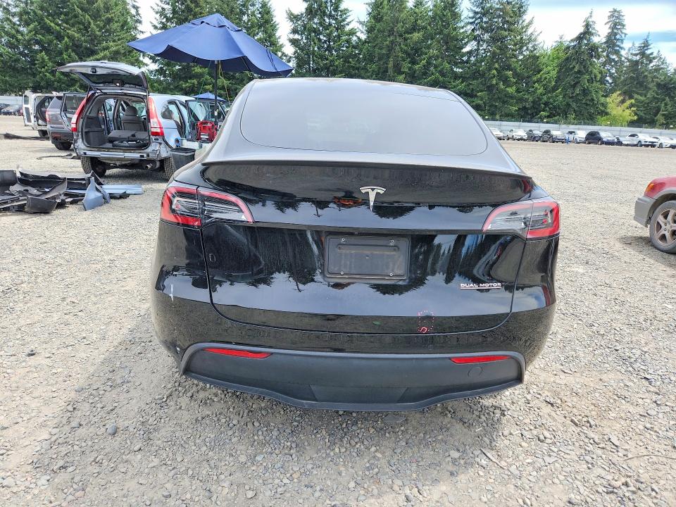 2022 Tesla Model y VIN 7SAYGDEF8NF347476 COPART salvage auction — FRONT END, WA - BILL OF SALE, sold $14,700 on 2026-07-10 (photo 6)
