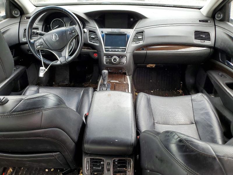 2016 Acura RLX VIN JH4KC1F51GC000749 COPART salvage auction — FRONT END, MD - CERT OF SALVAGE > 75% DAMAGE, sold $1,300 on 2026-07-21 (photo 8)