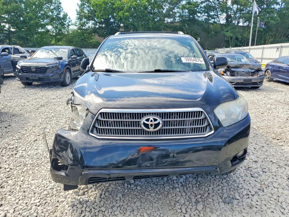 2008 Toyota Highlander hybrid VIN JTEEW44A082004981 COPART salvage auction — FRONT END, MA - CERT OF TITLE-RECONSTRCTD COLL, sold $400 on 2026-07-23 (photo 5)