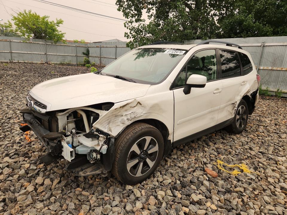 2018 Subaru Forester VIN JF2SJAEC8JH516013 COPART salvage auction — FRONT END, Salvage Title, sold $950 on 2026-07-28 (photo 1)