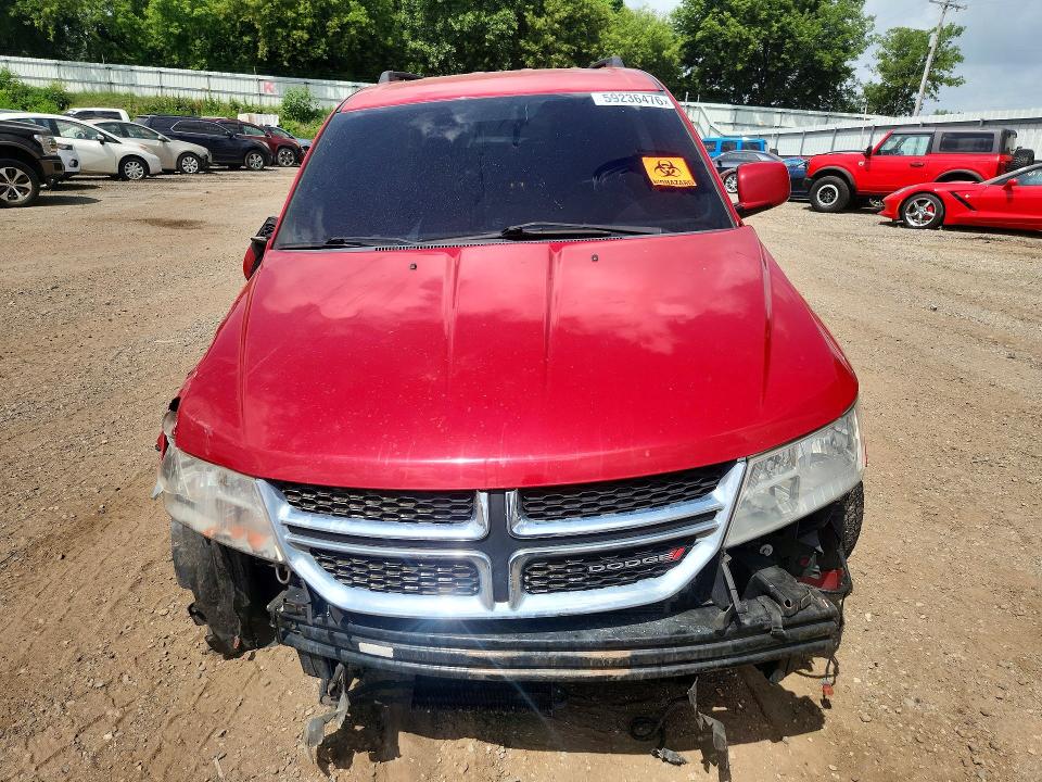 2017 Dodge Journey VIN 3C4PDCBG0HT533351 COPART salvage auction — FRONT END, Mi - Certificate Of Title, sold $500 on 2026-08-12 (photo 5)