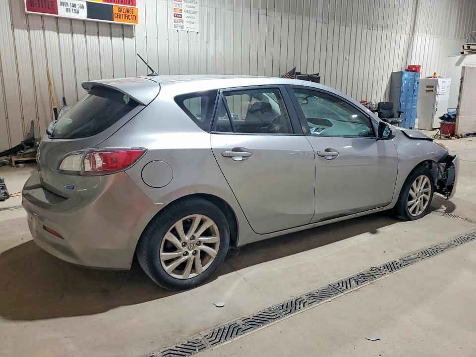 2012 Mazda 3 VIN JM1BL1L87C1659618 COPART salvage auction — FRONT END, PA - CERT OF SALV-R=RECONSTRUCTED, sold $100 on 2026-07-23 (photo 3)