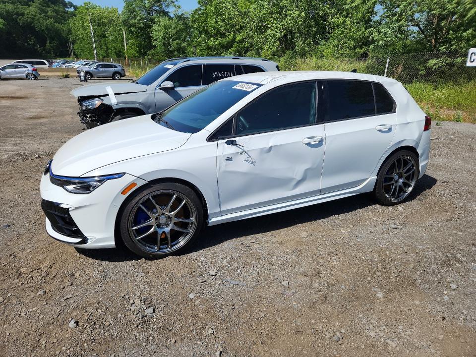 2025 Volkswagen Golf r VIN WVWEB7CD1SW216768 COPART salvage auction — SIDE, Nj - Cert Of Title-Salvage, sold $15,700 on 2026-07-30 (photo 1)