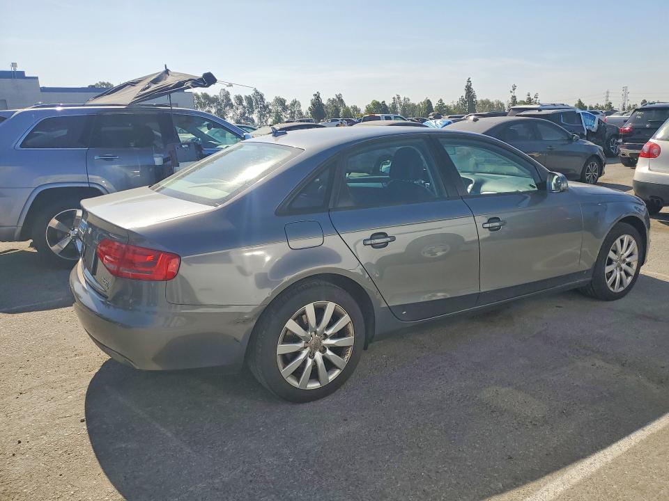 2012 Audi A4 VIN WAUBFAFL8CA047612 COPART salvage auction — MINOR DENT/SCRATCHES, Ca - Dis/Dlr/Exp Only Clean Title, sold $225 on 2026-07-28 (photo 3)