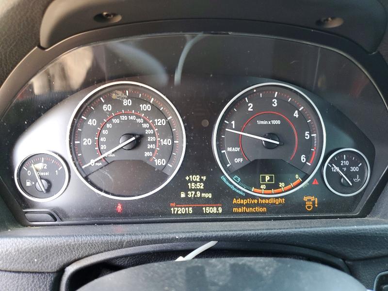 2014 BMW VIN WBA3D3C57EF099315 COPART salvage auction — FRONT END, Ca - Salvage Certificate, sold $1,850 on 2026-08-17 (photo 9)