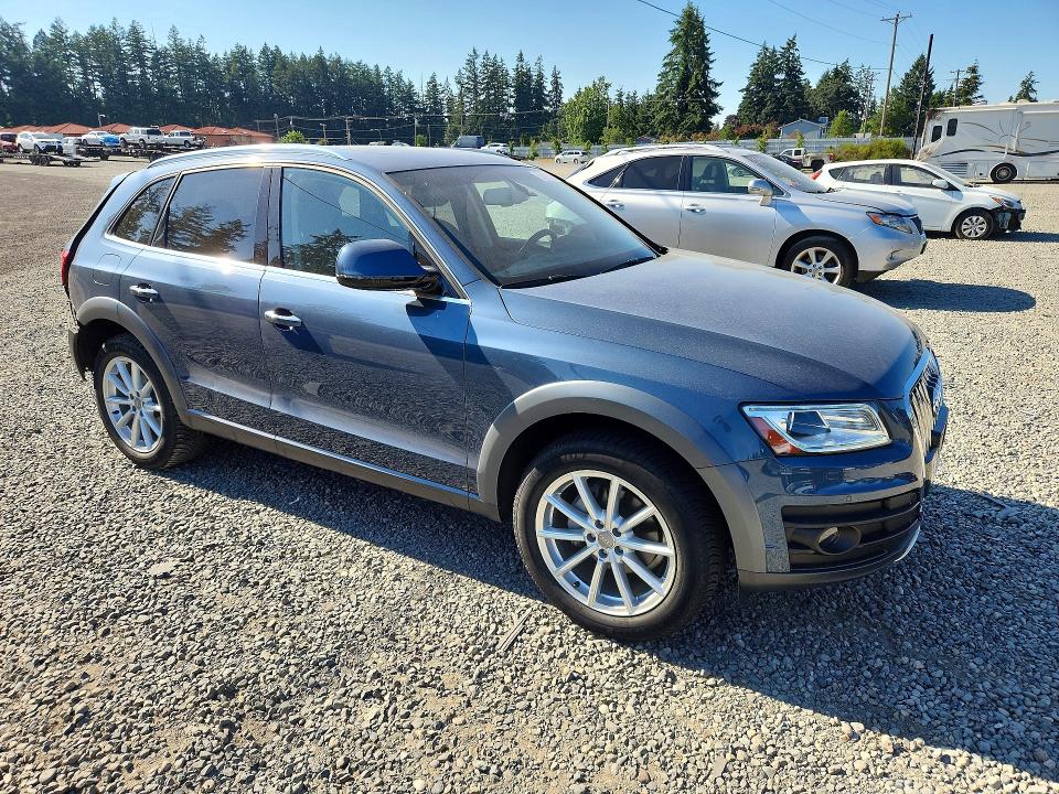 2017 Audi Q5 VIN WA1L2AFP3HA078726 COPART salvage auction — REAR END, Wa - Bill Of Sale, sold $175 on 2026-07-28 (photo 4)