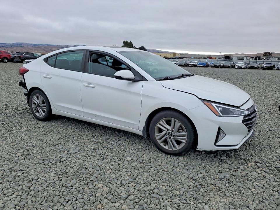 2020 Hyundai Elantra VIN 5NPD84LF7LH544469 COPART salvage auction — REAR END, CA - SALVAGE CERTIFICATE, sold $15 on 2026-07-30 (photo 4)