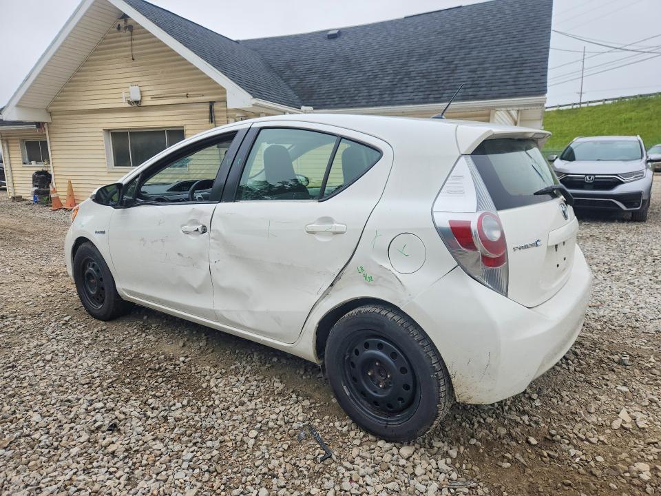 2014 Toyota Prius c VIN JTDKDTB33E1562465 COPART salvage auction — SIDE, Oh - Cert Of Title-Salvage, sold $1,400 on 2026-07-15 (photo 2)