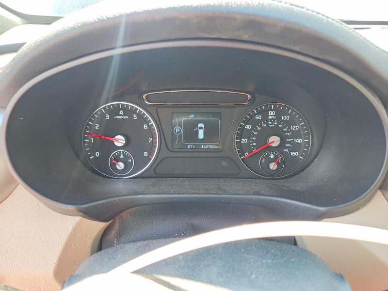 2016 Kia Sorento VIN 5XYPGDA51GG061275 COPART salvage auction — REAR END, Wi - Junked Vehicle Bill Of Sale, sold $725 on 2026-07-20 (photo 9)