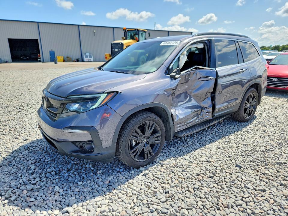 2021 Honda Pilot VIN 5FNYF6H24MB092652 — COPART salvage auction photo