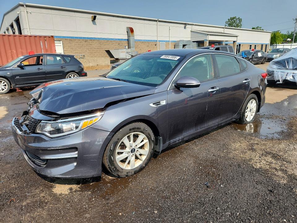 2016 Kia Optima VIN KNAGT4L32G5110786 COPART salvage auction — FRONT END, Ct - Cert Of Title-Salvage, sold $475 on 2026-07-21 (photo 1)