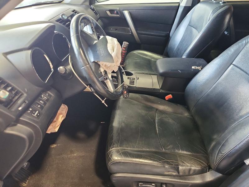 2011 Toyota Highlander VIN 5TDZK3EH1BS047958 COPART salvage auction — FRONT END, VA - CERT OF TITLE - SALVAGE, sold $1,450 on 2026-07-31 (photo 7)