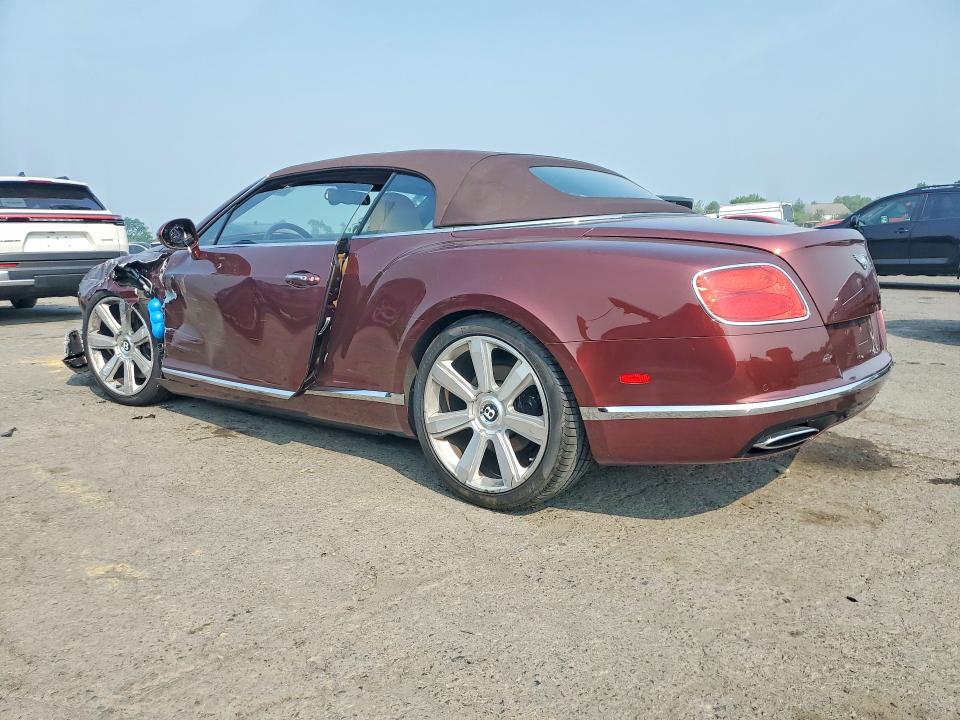 2016 Bentley Continental VIN SCBGU3ZA0GC055236 COPART salvage auction — SIDE, Pa - Certificate Of Salvage, sold $11,200 on 2026-07-24 (photo 2)