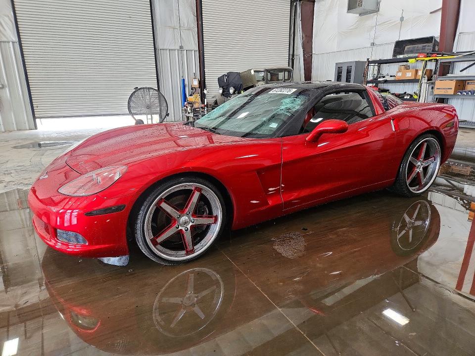 2005 Chevrolet Corvette VIN 1G1YY24U455119175 — COPART salvage auction photo