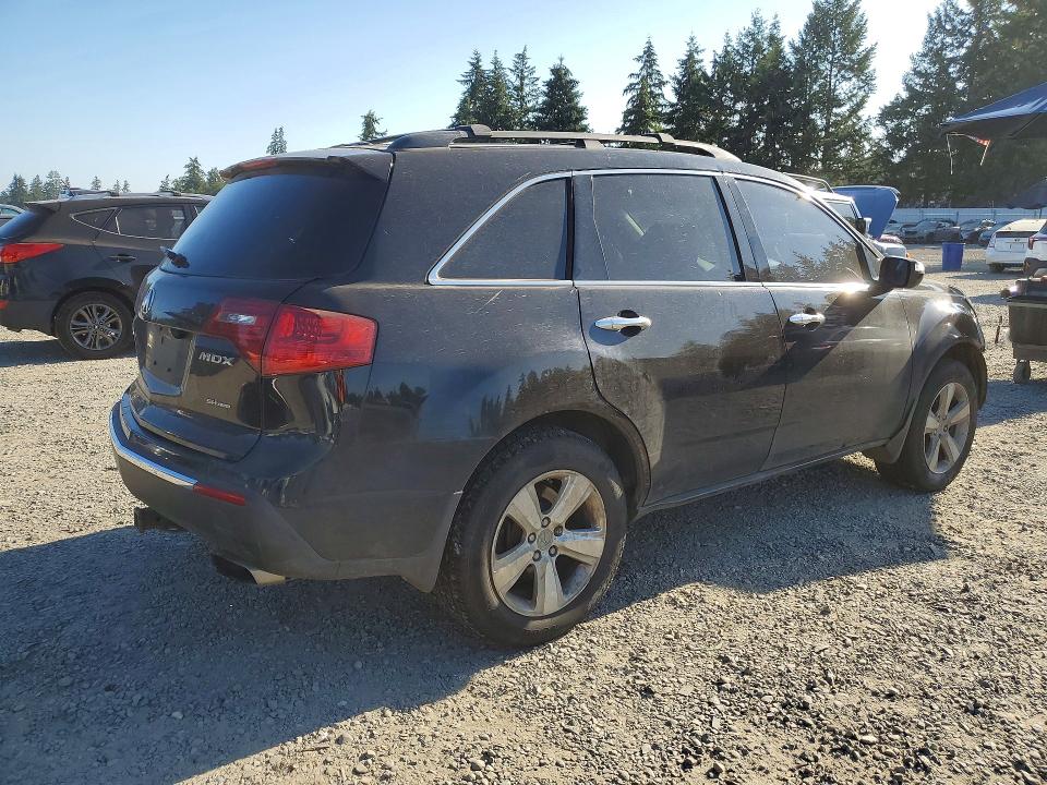 2011 Acura Mdx VIN 2HNYD2H60BH529887 COPART salvage auction — FRONT END, WA - BILL OF SALE, sold $125 on 2026-07-24 (photo 3)