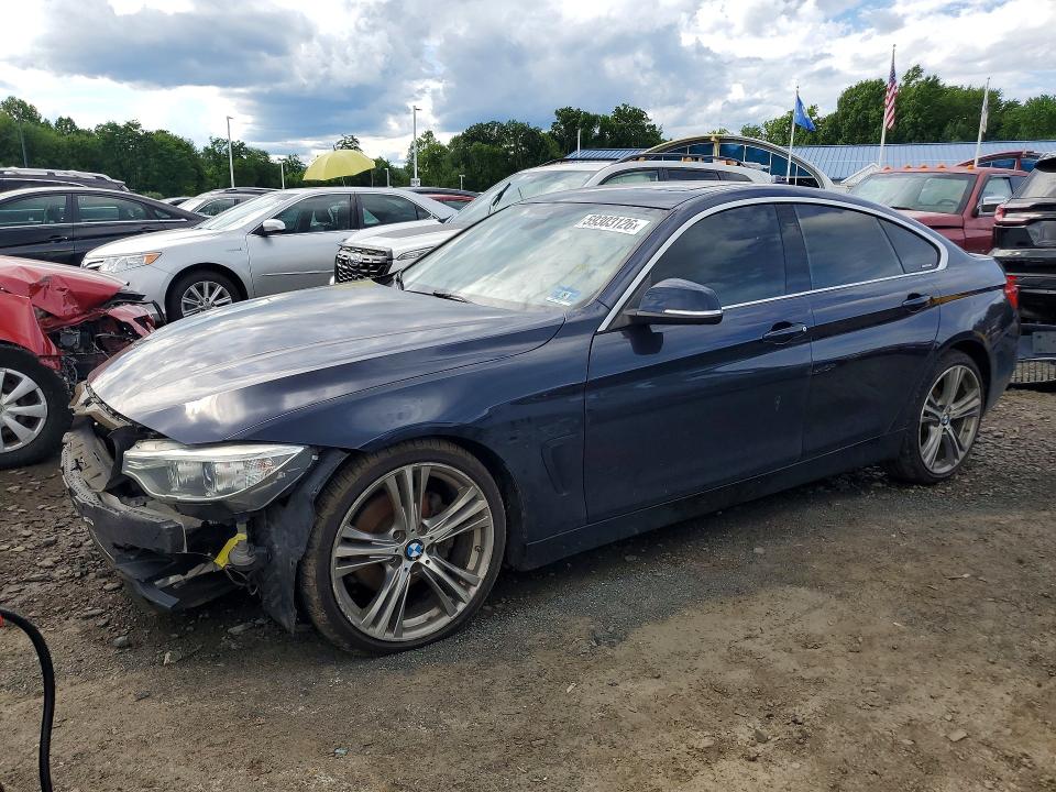 2016 BMW 4er VIN WBA4C9C55GG141567 COPART salvage auction — FRONT END, Nj - Cert Of Title-Salvage, sold $450 on 2026-07-23 (photo 1)