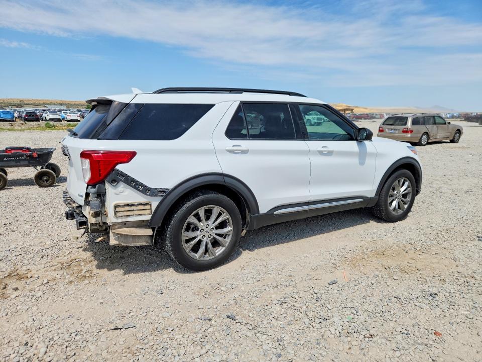2020 Ford Explorer VIN 1FMSK8DH3LGB41833 COPART salvage auction — REAR END, Ut - Salvage Certificate, sold $7,600 on 2026-08-21 (photo 3)