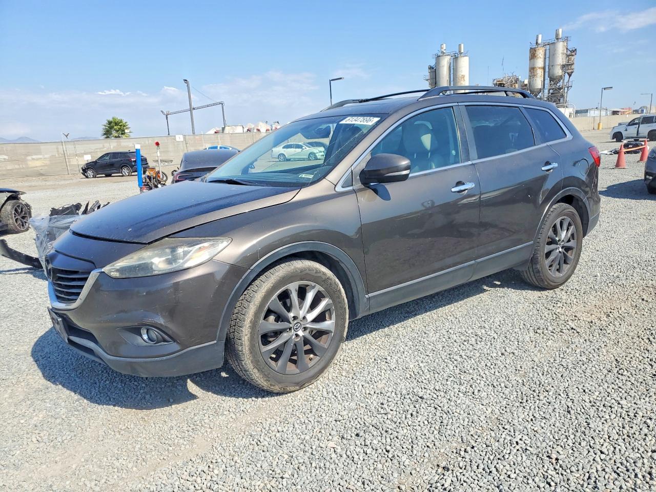 2015 Mazda CX-9 VIN JM3TB2DV7F0447255 COPART salvage auction — Rear End, CA - DIS/DLR/EXP ONLY CLEAN TITLE, sold $325 on 2026-09-11 (photo 1)