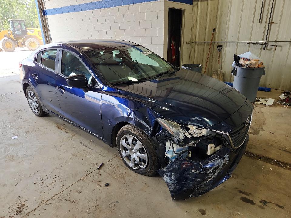 2014 Mazda 3 VIN JM1BM1U74E1145067 COPART salvage auction — FRONT END, Va - Cert Of Title - Salvage, sold $1,150 on 2026-07-17 (photo 4)