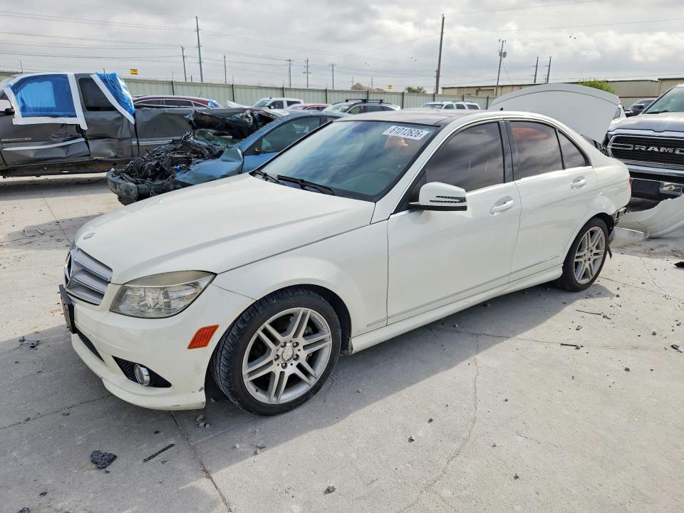 2010 Mercedes-benz C-klasse VIN WDDGF5GB7AR117207 COPART salvage auction — REAR END, Tx - Salvage Vehicle Title, sold $800 on 2026-07-31 (photo 1)