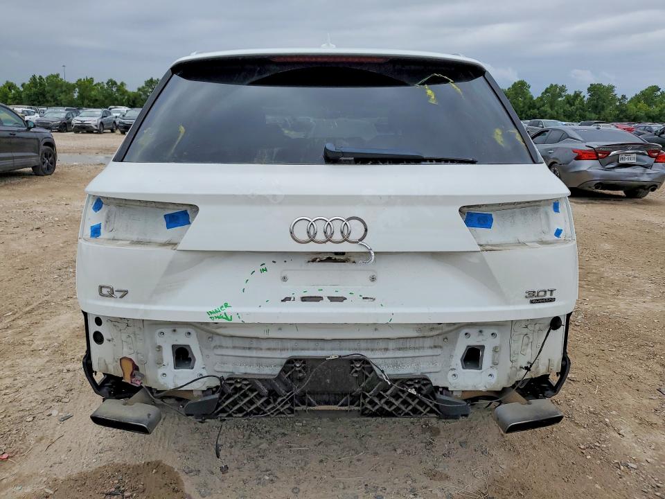 2018 Audi Q7 VIN WA1LABF71JD005478 COPART salvage auction — REAR END, Tx - Salvage Vehicle Title, sold $7,700 on 2026-09-04 (photo 6)