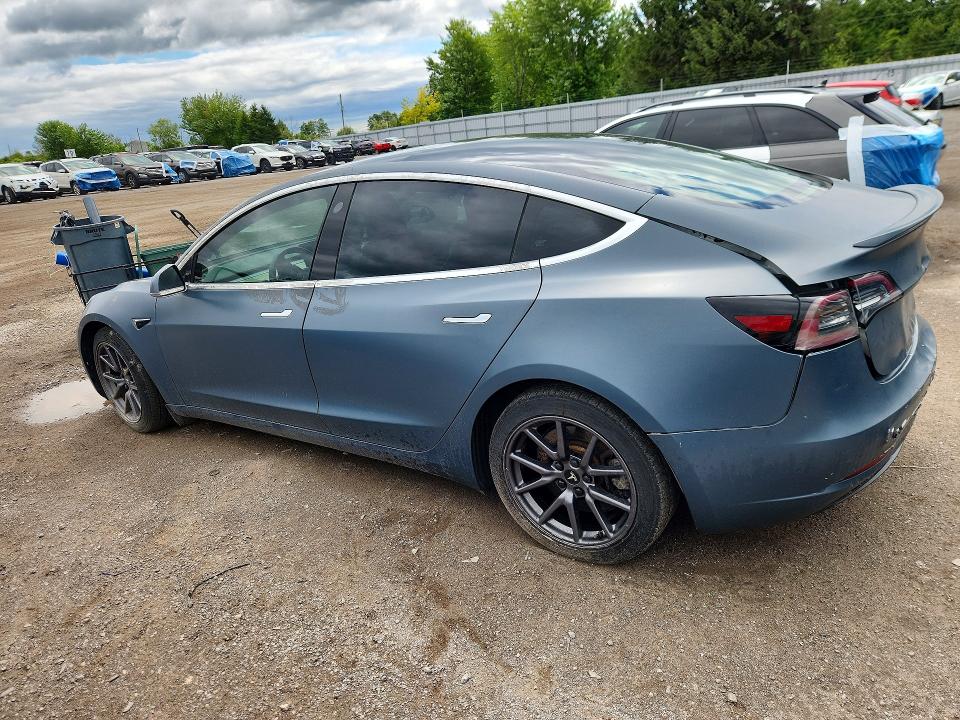 2020 Tesla Model 3 VIN 5YJ3E1EB9LF670523 COPART salvage auction — REAR END, On - Permit Salvage, sold $1,500 on 2026-07-30 (photo 2)