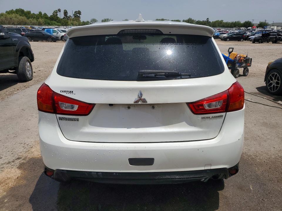 2017 Mitsubishi Outlander VIN JA4AP3AUXHZ039893 COPART salvage auction — REAR END, Salvage Title, sold $1,850 on 2026-07-22 (photo 6)