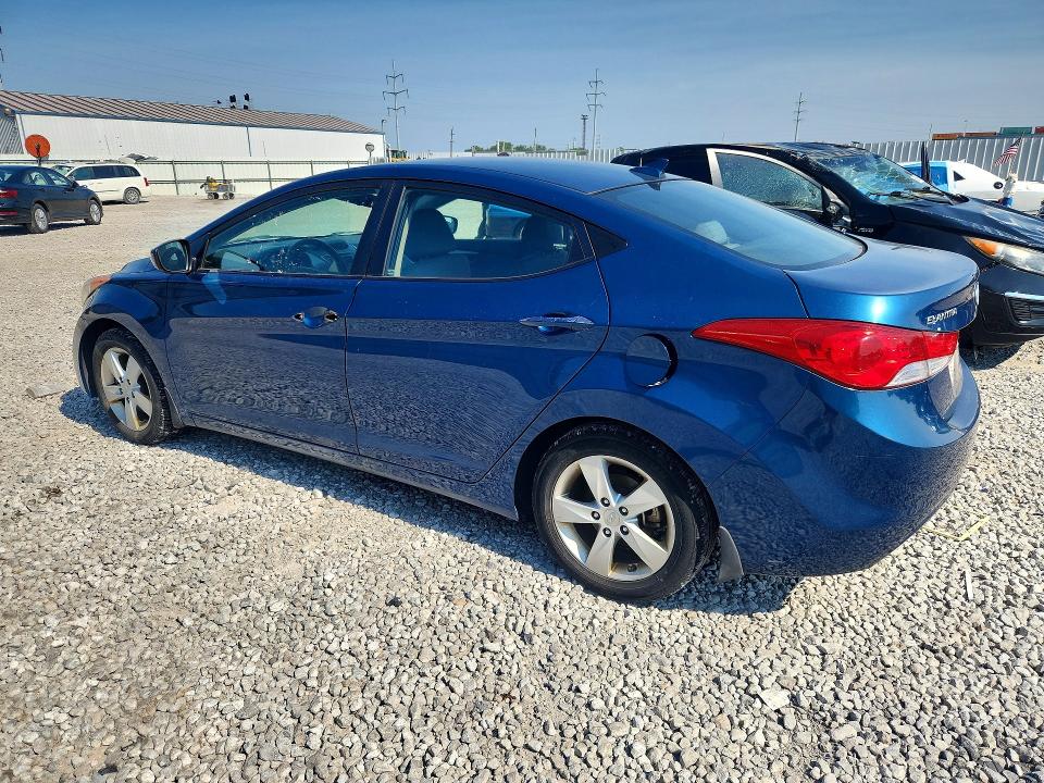 2013 Hyundai Elantra VIN KMHDH4AEXDU973151 COPART salvage auction — VANDALISM, Oh - Cert Of Title-Salvage, sold $1,150 on 2026-07-24 (photo 2)