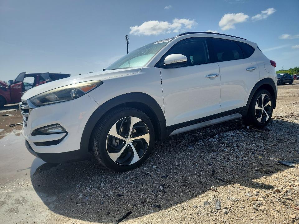 2018 Hyundai Tucson VIN KM8J33A27JU809353 COPART salvage auction — FRONT END, FL - CERTIFICATE OF TITLE, sold $3,500 on 2026-07-16 (photo 1)