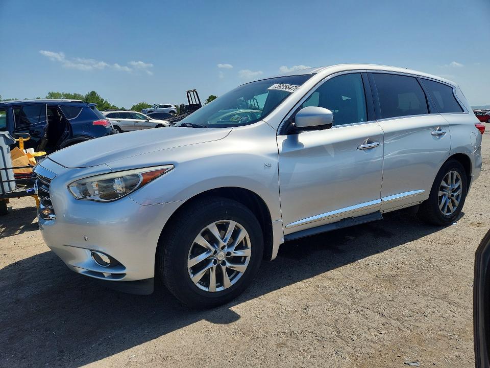 2014 Infiniti Qx60 VIN 5N1AL0MM4EC510023 COPART salvage auction — REAR END, PA - CERTIFICATE OF SALVAGE, sold $1,350 on 2026-08-01 (photo 1)