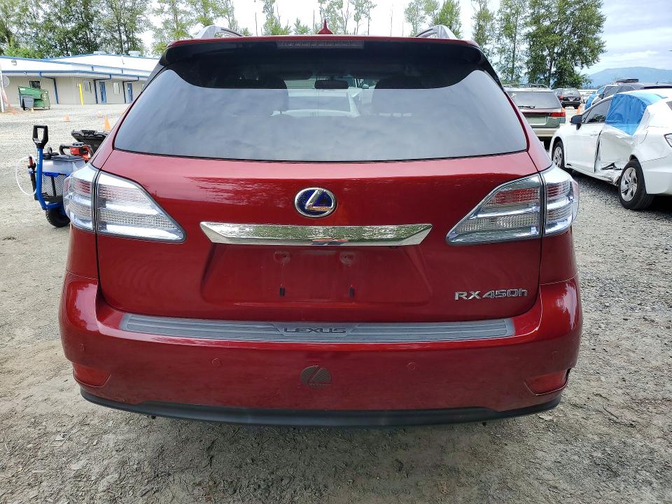 2011 Lexus Rx 450h VIN JTJBC1BA7B2037434 COPART salvage auction — FRONT END, Wa - Bill Of Sale, sold $7,000 on 2026-08-03 (photo 6)