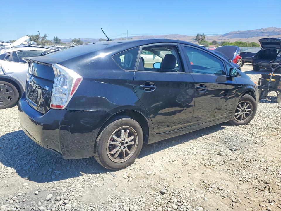 2011 Toyota Prius VIN JTDKN3DU6B0257174 COPART salvage auction — VANDALISM, Ca - Salvage Certificate, sold $625 on 2026-07-14 (photo 3)