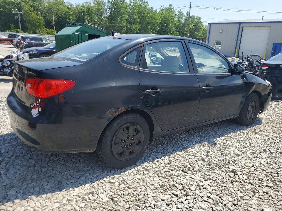 2009 Hyundai Elantra VIN KMHDU46D59U806151 COPART salvage auction — FRONT END, Ma - Certificate Of Title, sold $375 on 2026-07-23 (photo 3)