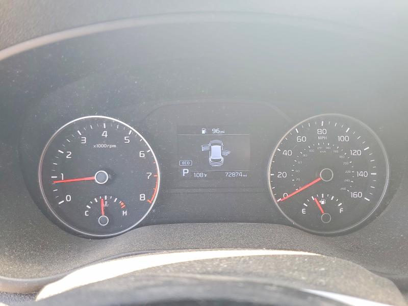 2022 Kia Sportage VIN KNDPM3AC4N7000594 COPART salvage auction — REAR END, Ca - Salvage Certificate, sold $350 on 2026-07-30 (photo 9)