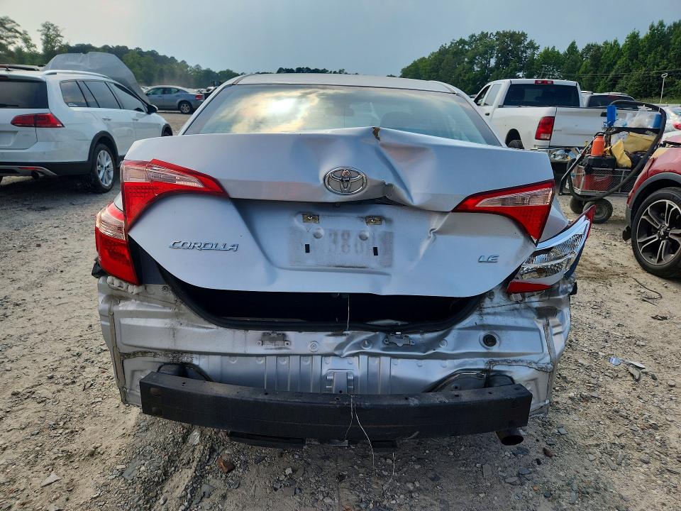 2018 Toyota Corolla VIN 5YFBURHE1JP839258 COPART salvage auction — REAR END, Va - Cert Of Title - Salvage, sold $3,700 on 2026-07-28 (photo 6)