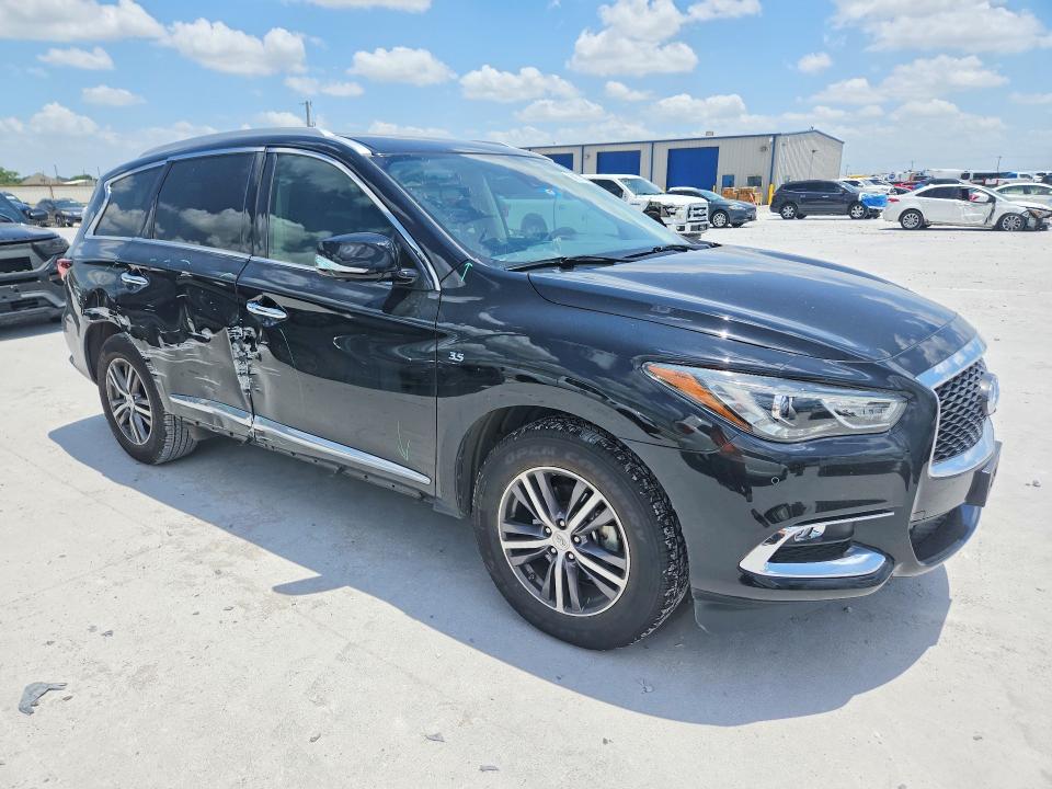 2019 Infiniti Qx60 VIN 5N1DL0MN0KC523868 COPART salvage auction — SIDE, Tx - Salvage Vehicle Title, sold $7,000 on 2026-07-10 (photo 4)