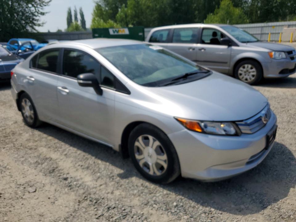 2012 Honda Civic VIN JHMFB4F23CS002854 COPART salvage auction — REAR END, Wa - Bill Of Sale, sold $80 on 2026-07-27 (photo 4)