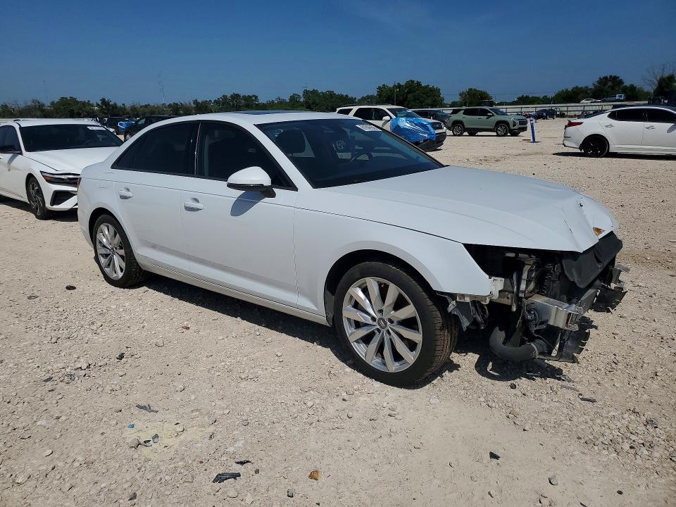 2017 Audi A4 VIN WAUANAF46HN055604 COPART salvage auction — FRONT END, Tx - Salvage Vehicle Title, sold $100 on 2026-07-30 (photo 4)