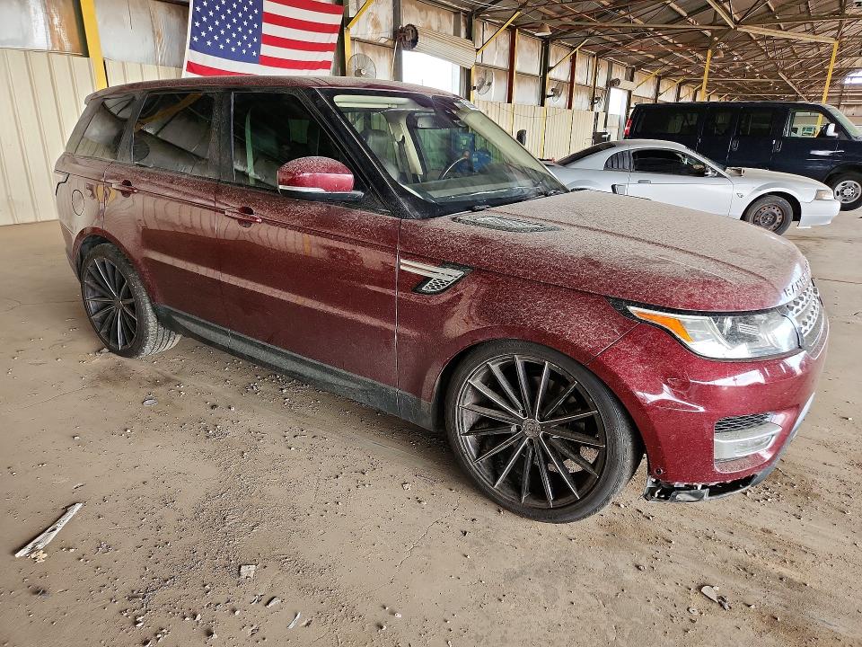 2016 Land rover Range rover sport VIN SALWR2VF7GA553024 COPART salvage auction — MINOR DENT/SCRATCHES, AZ - CERTIFICATE OF TITLE (P), sold $6,500 on 2026-07-27 (photo 4)